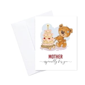 Especially for you Mom printed Greeting Card