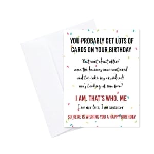 Belated Birthday wishes printed Greeting Card