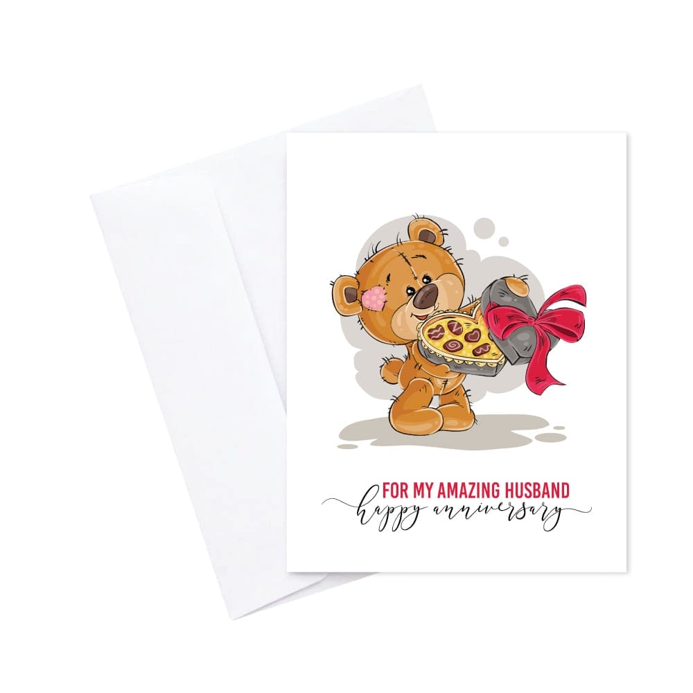 Happy anniversary husband printed Greeting Card PGC 11 greeting cards happy anniversary husband Happy anniversary husband printed Greeting Card