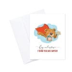 Hey Valentine you are Super printed Greeting Card