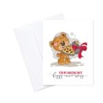 Happy anniversary Wife printed Greeting Card