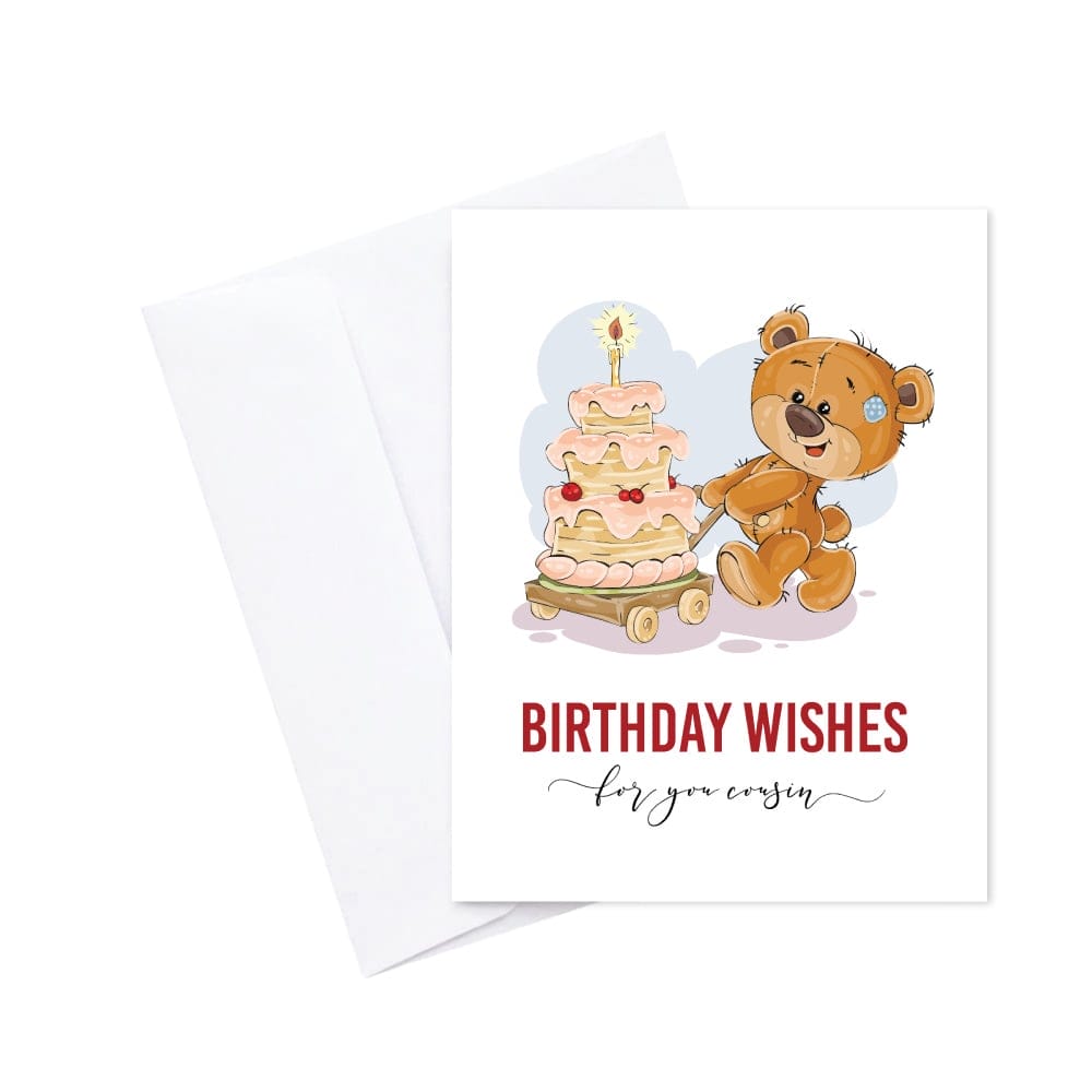 Birthday wishes for you Cousin printed Greeting Card PGC 32 greeting cards happy birthday cousin Birthday wishes for you Cousin printed Greeting Card