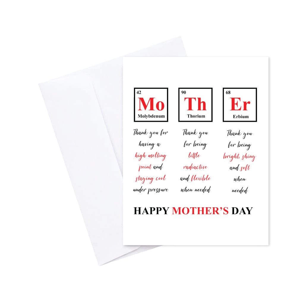 Geeky Mothers Day printed Greeting Card PGC 33 greeting cards geeky happy mothers day Geeky Mothers Day printed Greeting Card
