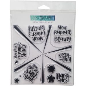 Concord & 9th Clear Turnabout Stamp Stamp - Sunshine (6 by 6 inch)