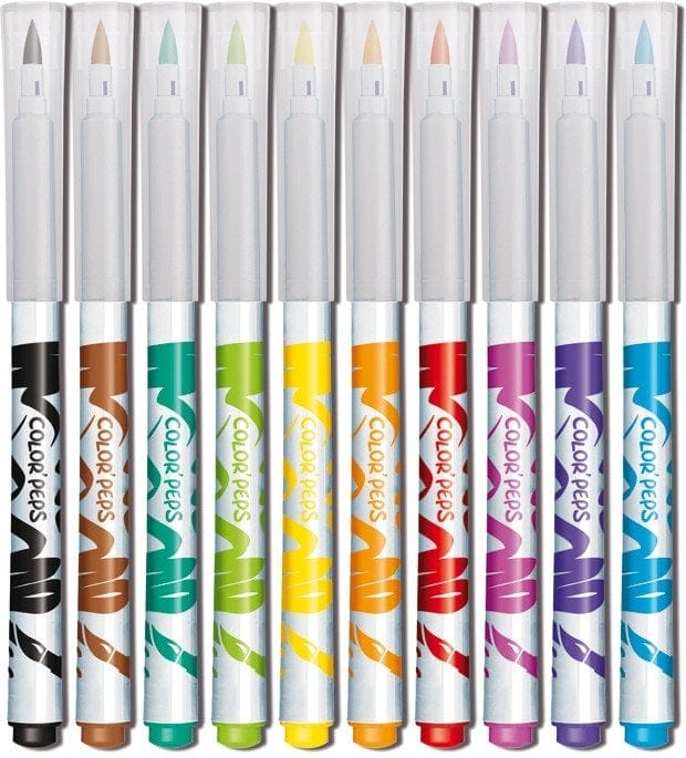 Maped Color Peps Set of 10 Brush Markers maped color peps brush set of 10 848010 2 maped-color-peps-brush-set-of-10-848010-2