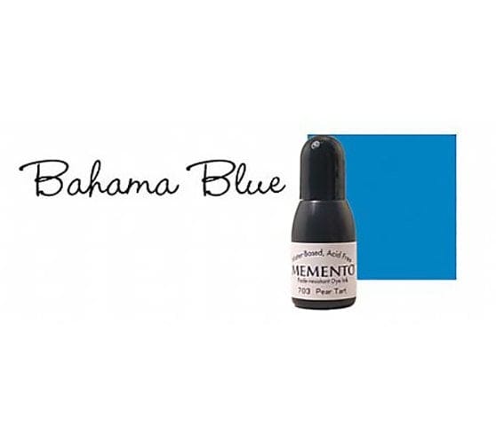 Memento Dye Ink Refill/Reinker - Bahama Blue memento reinker bahama blue Memento Dye Ink Refill/Reinker - Bahama Blue
