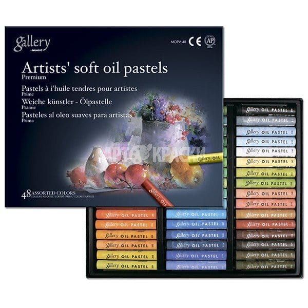 Mungyo Gallery Artist's Soft Oil Pastels Set of 48 mungyo oil soft aste set of 48 Mungyo Gallery Artist's Soft Oil Pastels Set of 48