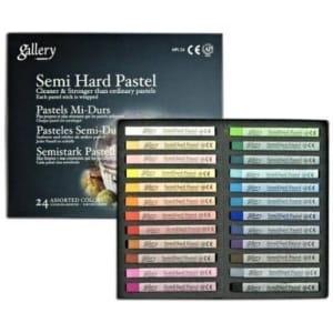 Mungyo Semi Hard Artist’s Pastels Set of 24