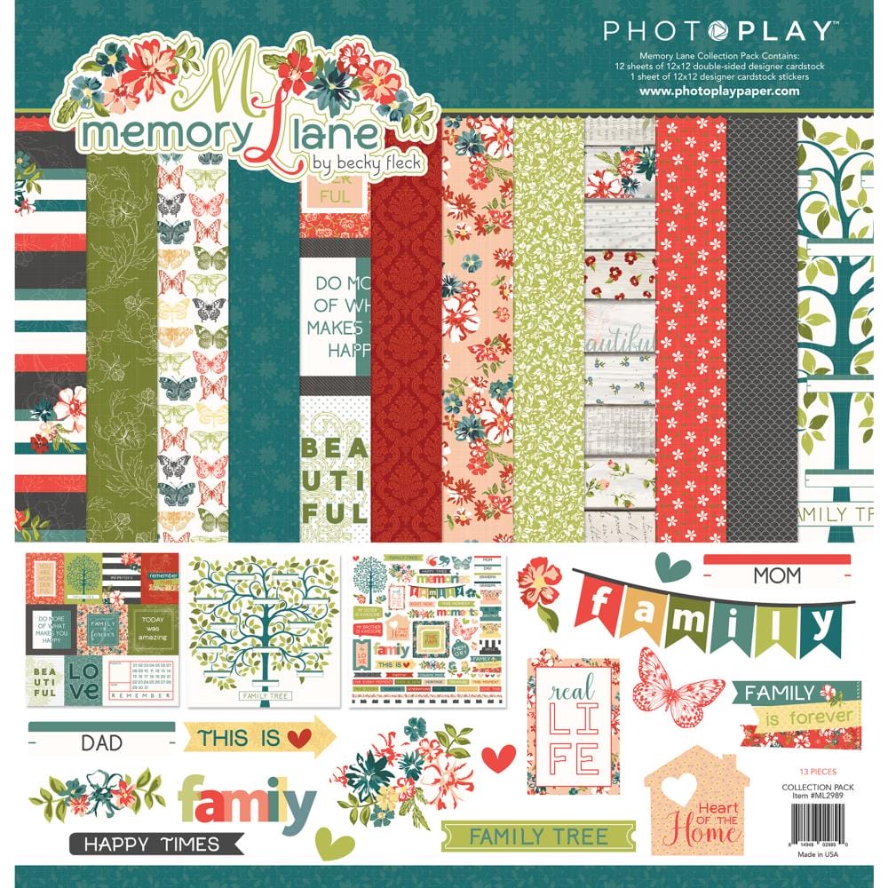 Photo Play Collection Pack - Memory Lane (12by12 inch) photoplay memory lane paper collection Photo Play Collection Pack - Memory Lane (12by12 inch)