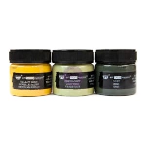 Prima Finnabair Art Extravagence Paste Set - Military Rust