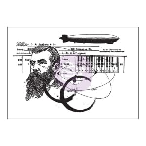 Prima Cling Stamp 3.5"X5" - State of Art