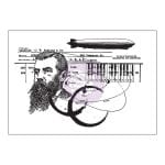 Prima Cling Stamp 3.5"X5" - State of Art