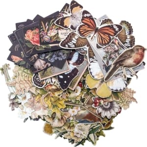 Tim Holtz Idealogy Ephemera Pack - Botanical (83/pkg)