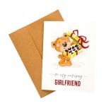 Amazing Girlfriend Love printed Greeting Card