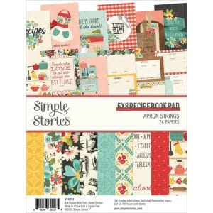 Simple Stories Double-Sided Paper Pad - Apron Strings (6"X8" 24/Pkg)