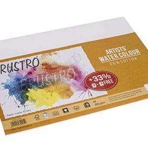 Brustro Artists Watercolour Paper (25% Cotton) - 200 gsm - A4