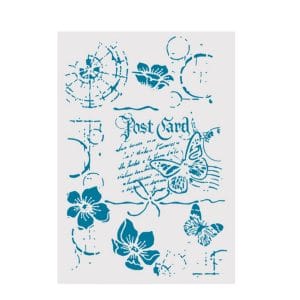 Stencil - Vintage Floral (A4 size)