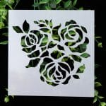 Stencil - Roses (5 by 5 inch)