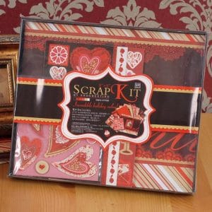 8 by 8 Scrapbook Kit by EnoGreeting - Valentine SR004