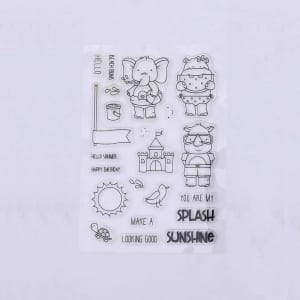 Sunshine Animals Clear Stamp set