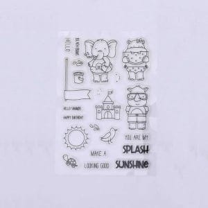 Sunshine Animals Clear Stamp set