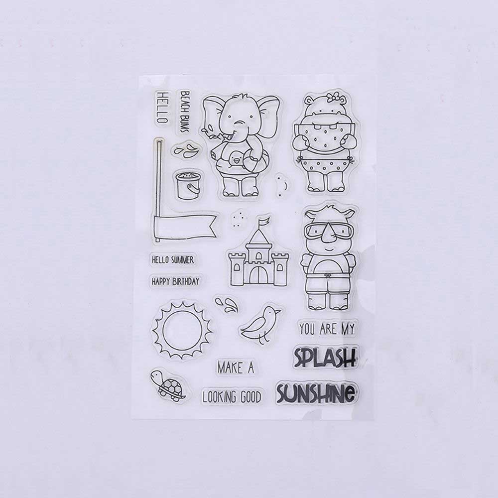 Sunshine Animals Clear Stamp set