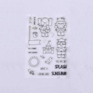 Sunshine Animals Clear Stamp set