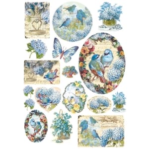 Stamperia Rice Paper A4 - Birds