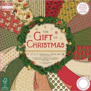 First Edition Premium Paper Pad 12"X12" - The Gift of Christmas (48/Pkg)