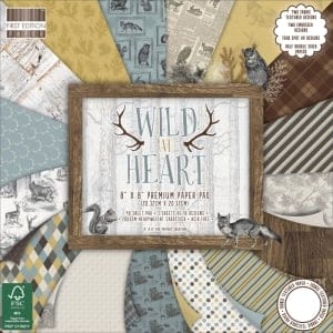 First Edition Premium Paper Pad 8"X8" - Wild at Heart (48/Pkg)