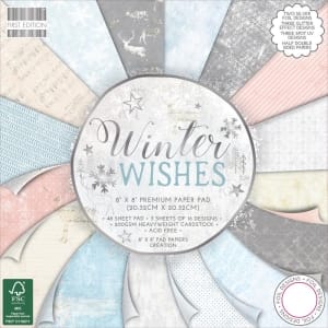 First Edition Premium Paper Pad 8"X8" - Winter Wishes (48/Pkg)