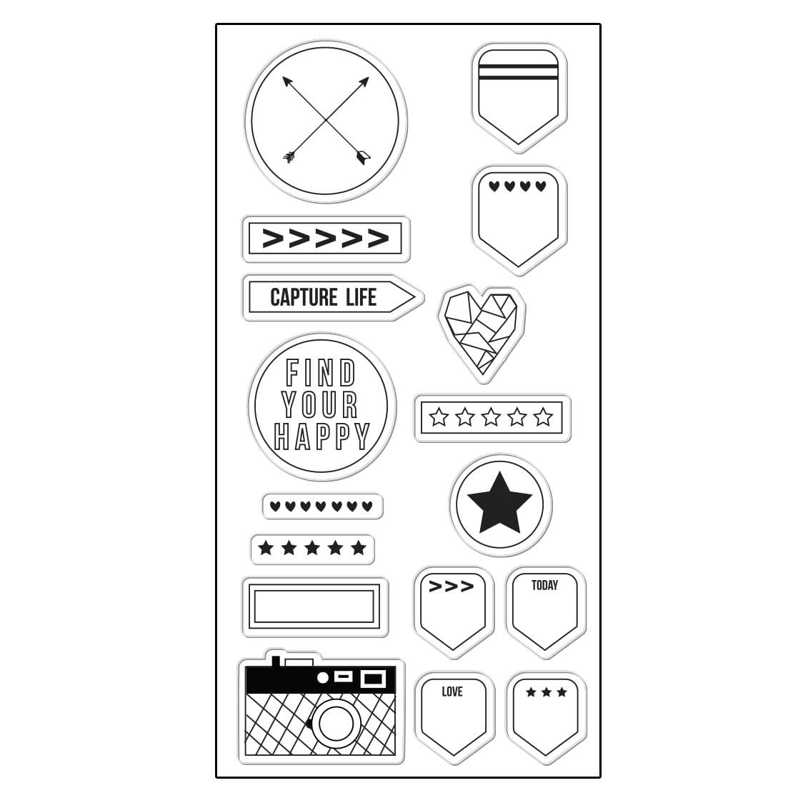 Fiskar Clear Stamps - Capture Life