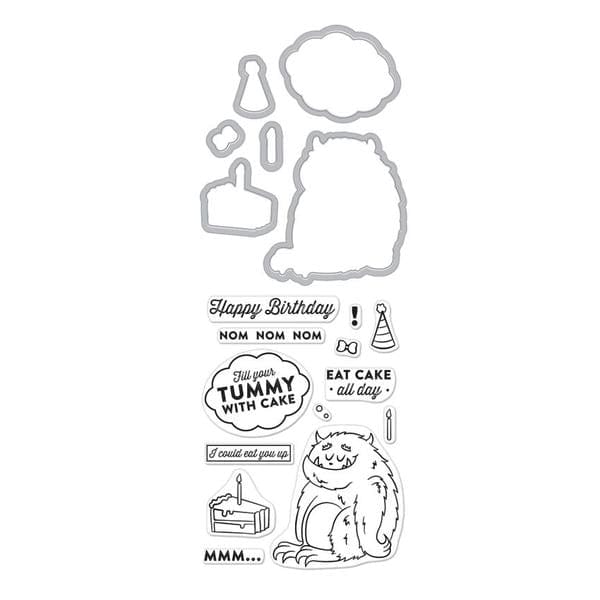 Hero Arts Stamp and Cuts - Eat Cake all Day hero Arts stamp cut eat cake Hero Arts Stamp and Cuts - Eat Cake all Day