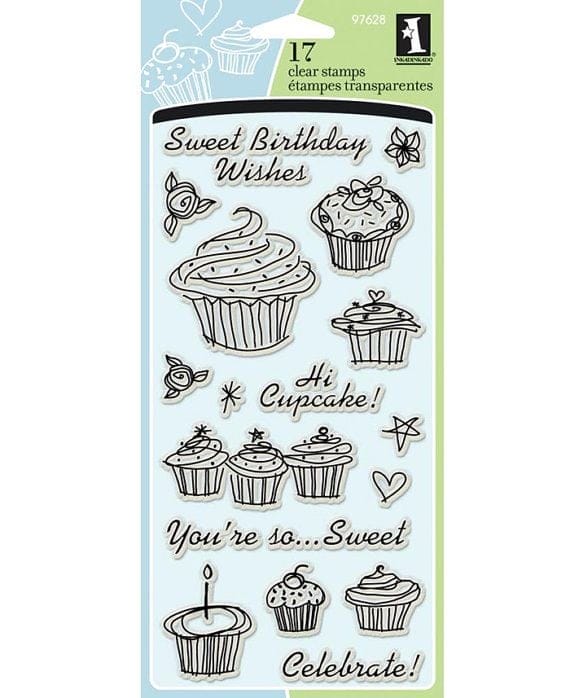 Inkadinkado Clear Stamp - Birthday Cupcake
