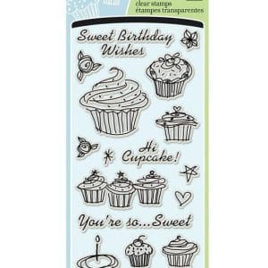 Inkadinkado Clear Stamp - Birthday Cupcake