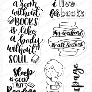 Mudra Craft Stamps - Bookmark V2