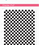 Mudra Craft Stamps - Checker