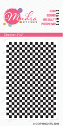 Mudra Craft Stamps - Checker