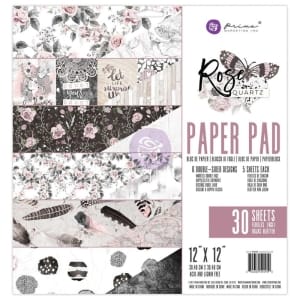 Prima - Rose Quartz - 12x12 Paperpack (30 double sided sheets)