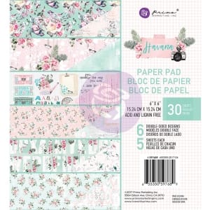 Prima - Havana - 6x6 Paperpack (30 double sided sheets)