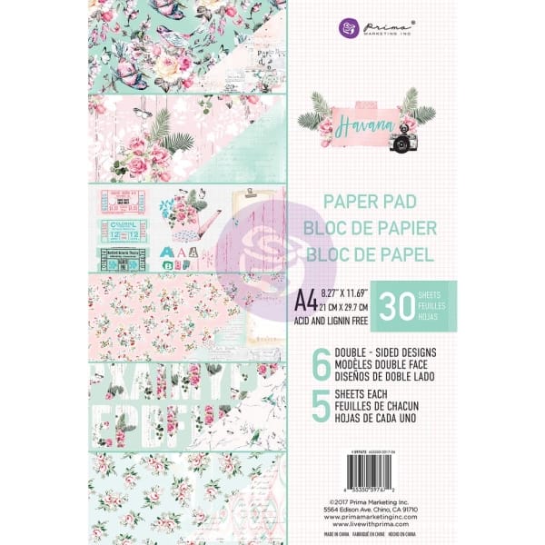 Prima - Havana - A4 Paperpack (30 double sided sheets)