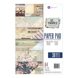 Prima - St. Tropez - A4 Paperpack (30 double sided sheets)