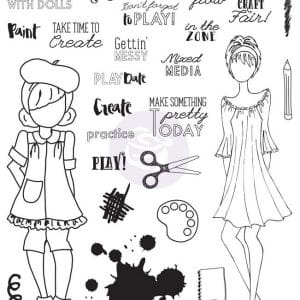 Craft Day Julie Nutting Planner Stamp by Prima