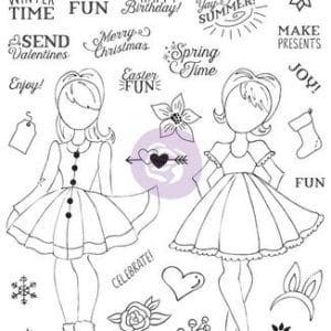 Holiday Bliss Julie Nutting Planner Stamp by Prima