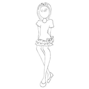 Dita Julie Nutting Mixed Media Cling Rubber Stamps by Prima