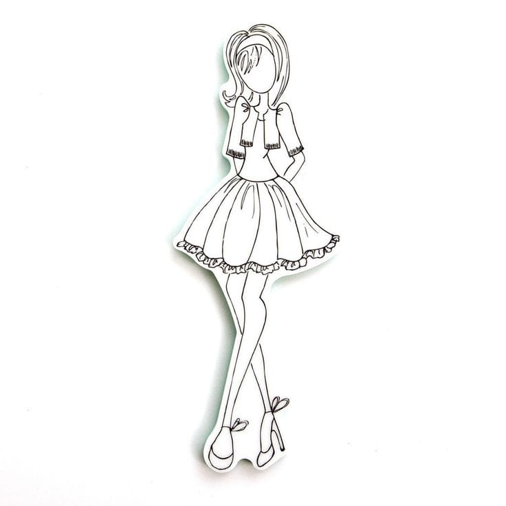 Steff Julie Nutting Mixed Media Cling Rubber Stamps by Prima prima julie nutting cling Stamp steff Steff Julie Nutting Mixed Media Cling Rubber Stamps by Prima