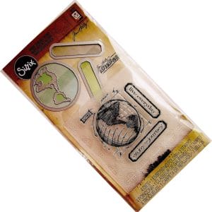 Sizzix Tim holtz framelits Set - The Journey (Stamp, Dies and Embossing folder)