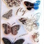 Hampton Art Stamp and Stencil Set - Butterflies