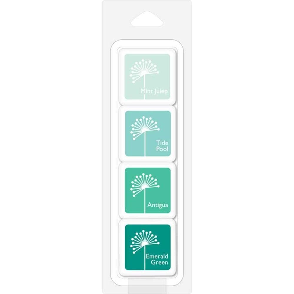 Hero Arts Dye Ink Cubes - Sea Aquas (Set of 4) AF379 sea aquas hero arts ink cube Hero Arts Dye Ink Cubes - Sea Aquas (Set of 4)