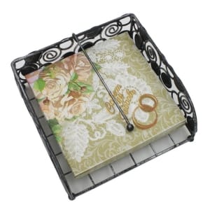 A pack of 12 by 12 inch Decoupage Napkins(5 pcs) - Aged Roses
